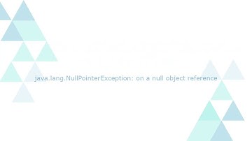 java.lang.NullPointerException: on a null object reference - Solution