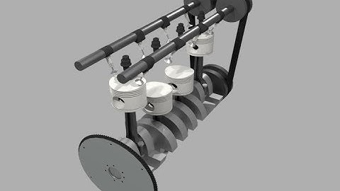 Animation Of Single Slider Crank Mechanism