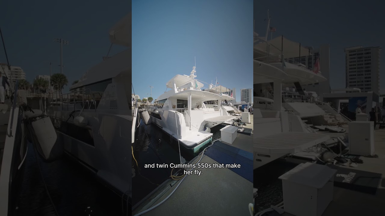 Meet this Two Oceans 555 Power Catamaran!