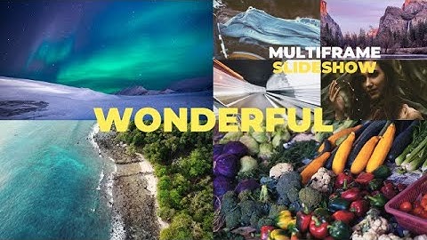 Multiframe Slideshow Premiere Pro Templates