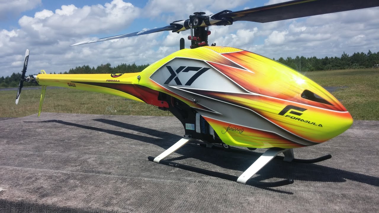 Gaui X7 - A little FFF with new CF boom cover