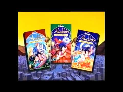 Disney Köpfilm - Aladdin serie 3 avsnitt - Reklam Hyrfilm VHS Trailer