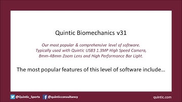 Quintic v31 Software for Equine Analysis - Biomechanics of Horse and Rider