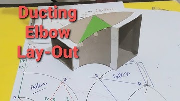 DUCTING ELBOW LAY-OUT/ELBOW REDUCER LAY-OUT