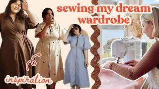 Why did I wait so long to make this dress?! (Midi-length Juniper dress hack) | COZY SEWING VLOG