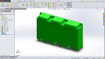 SolidWorks tutorial engine Valve Cover