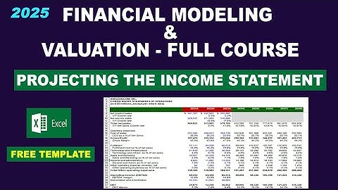 Part 2: Modeling the Income Statement | Financial Modeling & Valuation Full Course