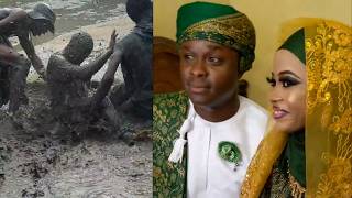 Bwana Harusi Aogeshwa Matope Siku Ya Harusi Yake Rafiki Zake Wasema Ni Utamaduni, Kuweka Kumbukumbu