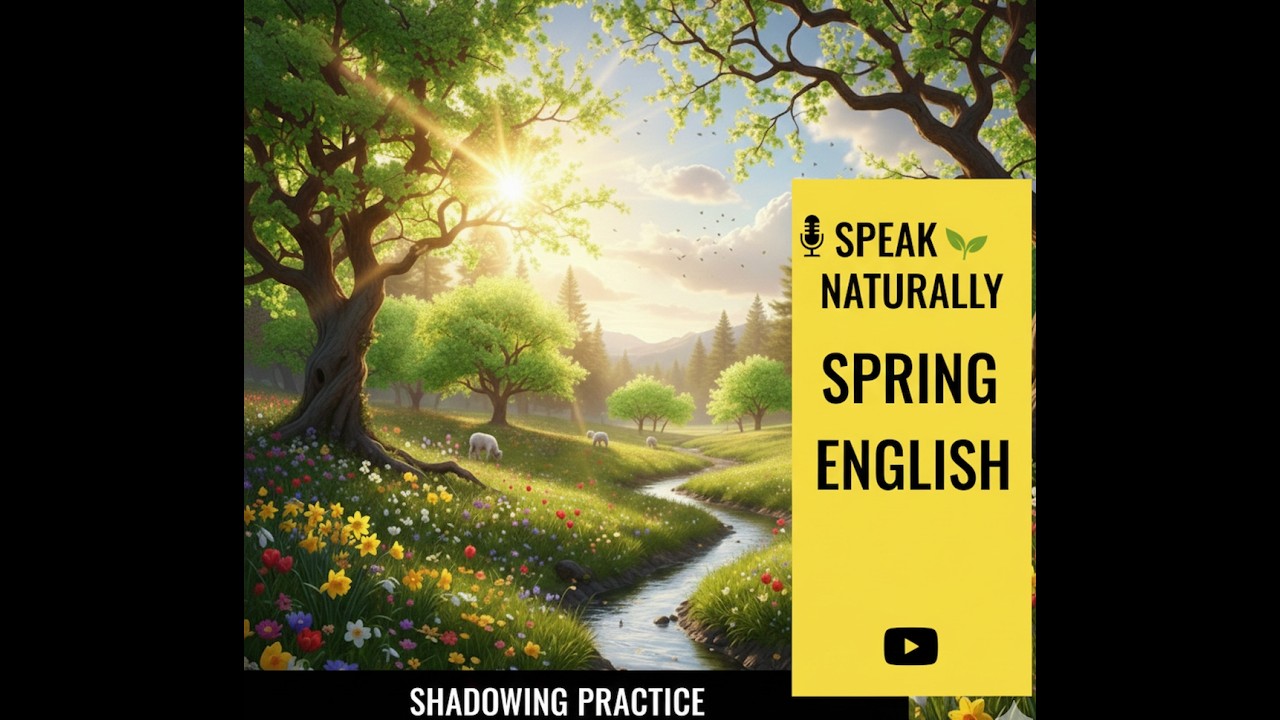 English Shadowing Practice | B2 Spring | Natural Pronunciation & Improved Speaking Skills