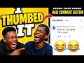 I THUMBED IT Moja Kwa Moja Hadi Comment Section 
