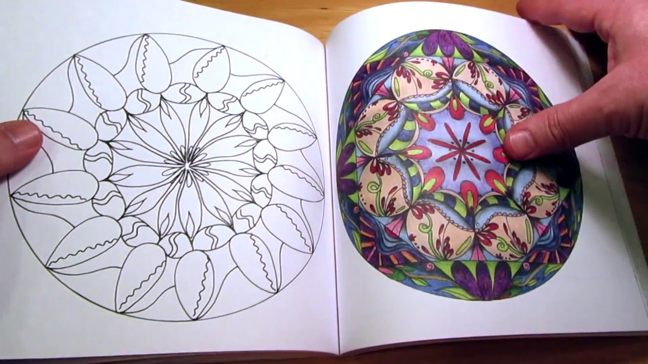 A Flip Through Every Page of My Mandala Coloring Book for Adults 