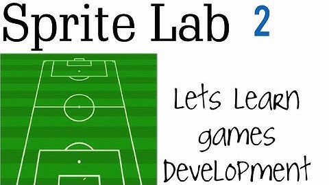 Football game using sprite lab