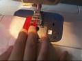プロの洋裁の先生が教える ミシンの使い方・布端のほつれ縫い　How to lock stitch.　A basic sewing tutorial