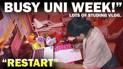 Study Vlog 📚 || Managing  Busy  uni Days, Productive Study tips, Student Success as college 2024
