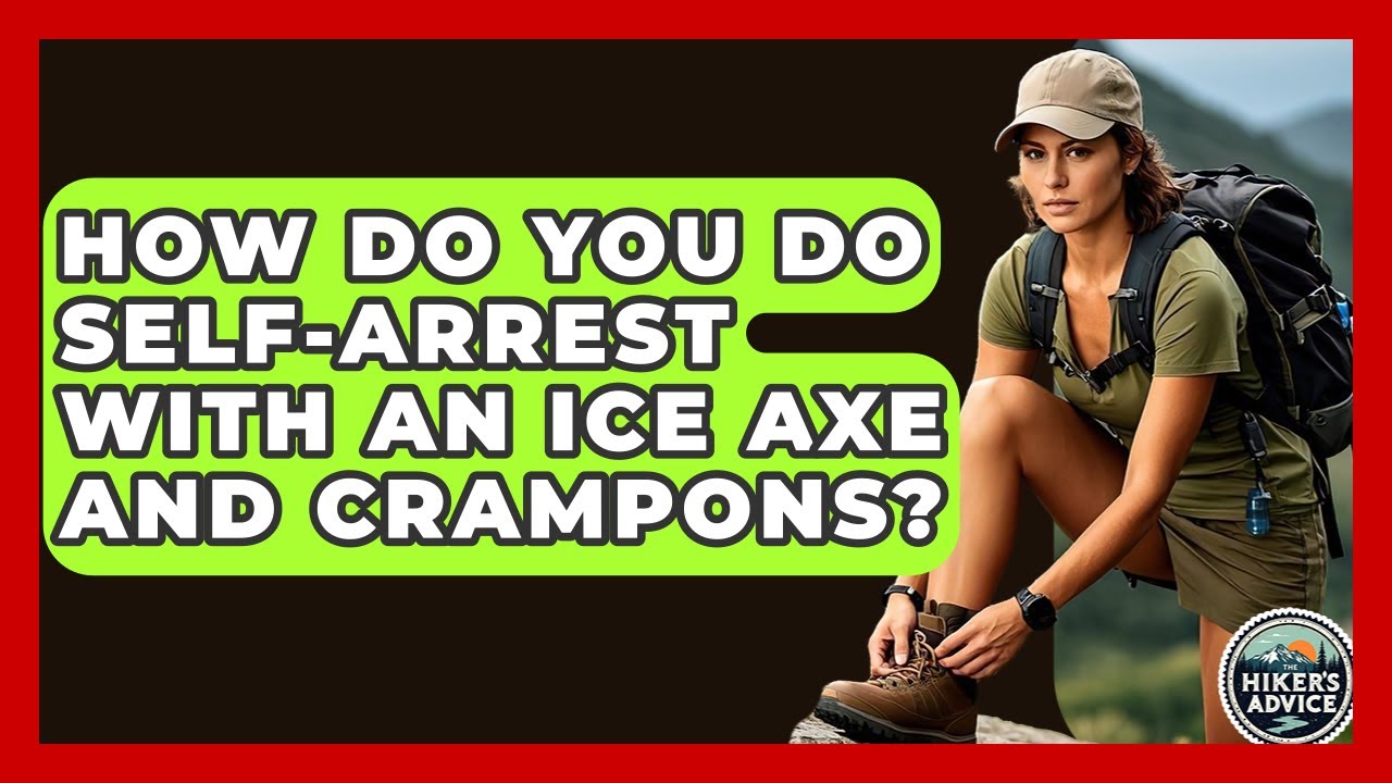 How Do You Do Self-arrest With An Ice Axe And Crampons? - The Hiker's Advice