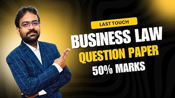 Business law question paper 2024 | Previous year question paper | CWG for BCOM