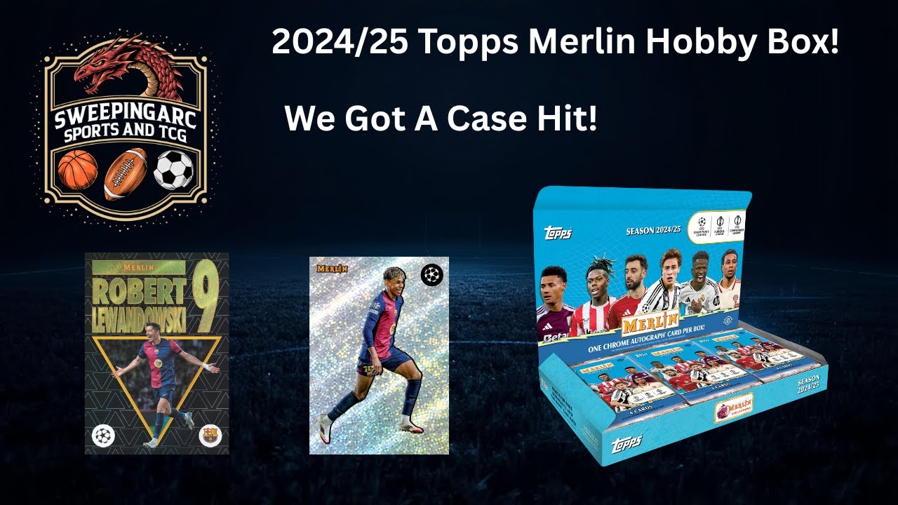 2024/25 Topps Merlin Soccer - I had no idea how good this box was until I comped the cards!