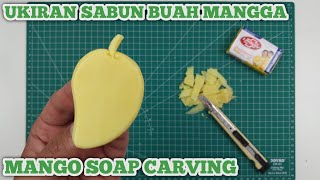 Ukiran Sabun Bentuk Buah Mangga | Kerajinan Dari Sabun Batang