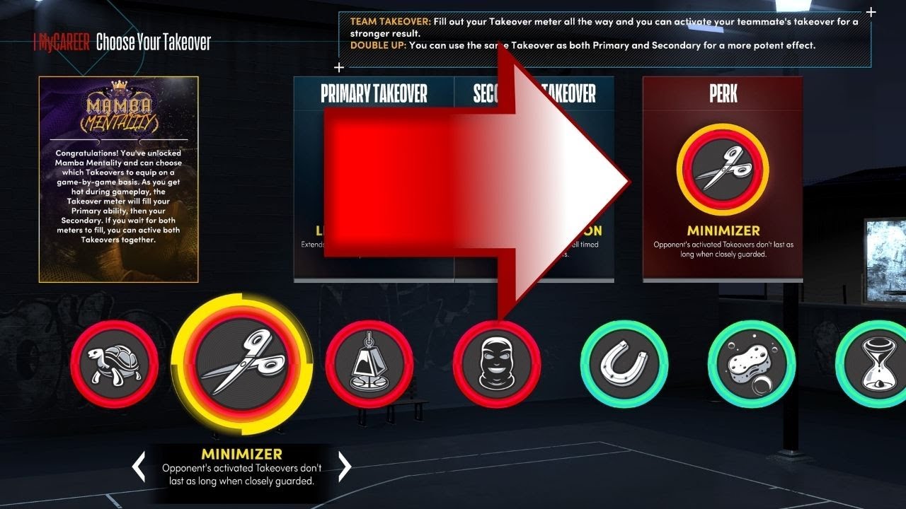 NBA 2K22 HOW TO UNLOCK MINIMIZER TAKEOVER PERK ON NBA 2K22 