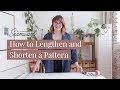 How to Lengthen and Shorten a Sewing Pattern
