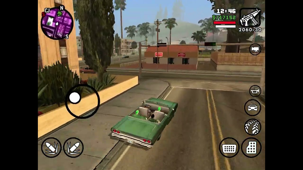 GTA SAN ANDREAS GROVE VS BALLAS (DRIVE BY)