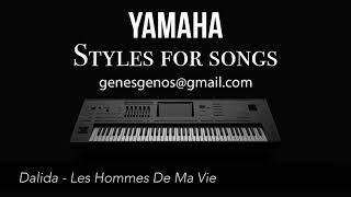 Dalida - Les Hommes De Ma Vie (STYLE FOR YAMAHA PSR-SX900, GENOS)