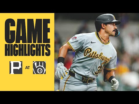 Nick Gonzales w/ Career-High 5 Hits in Win | Pirates vs. Brewers Game Highlights (6/23/25)