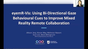 eyemR-Vis: Using Bi Directional Gaze Behavioural Cues to Improve Mixed Reality Remote Collaboration