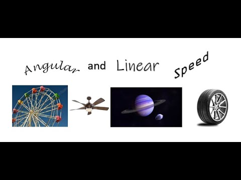 Angular and Linear Speed - YouTube