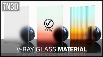 How to create Real Vray Glass Material in Vray Next Sketch-Up Part 1