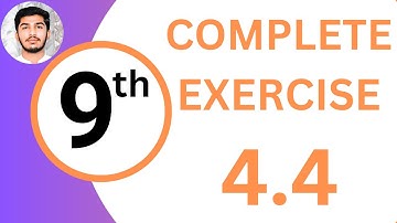 Class 9 Math Exercise 4.4 Complete || 9 Class Mathematics Exercise 4.4 Question No.1 To 6