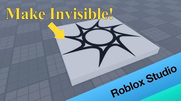How to make an Invisible Spawn in Roblox Studio!