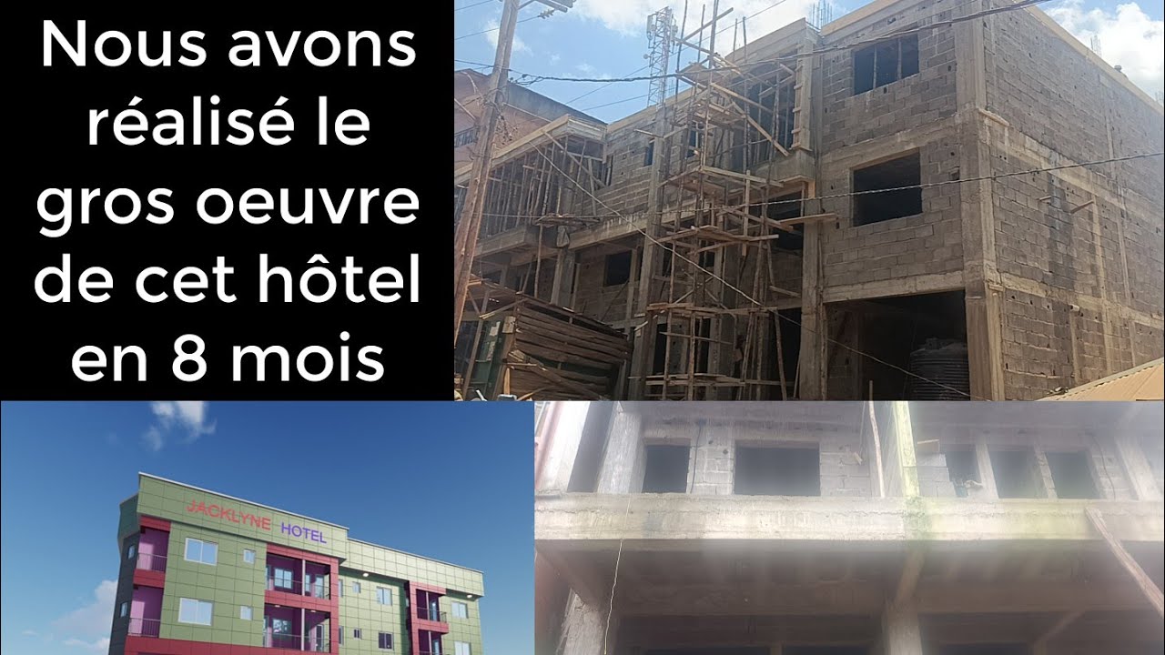 Nous avons réalisé les gros œuvre de cet hôtel en 8 mois.