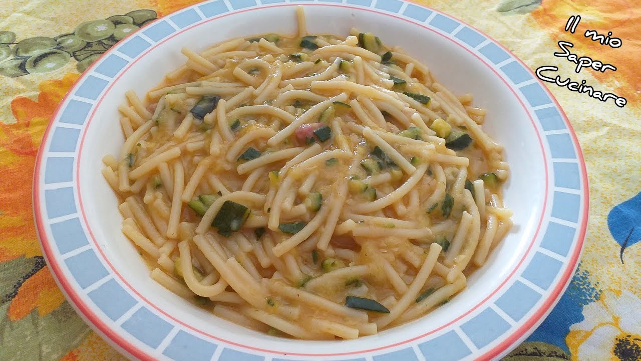 Pasta e zucchine alla napoletana YouTube