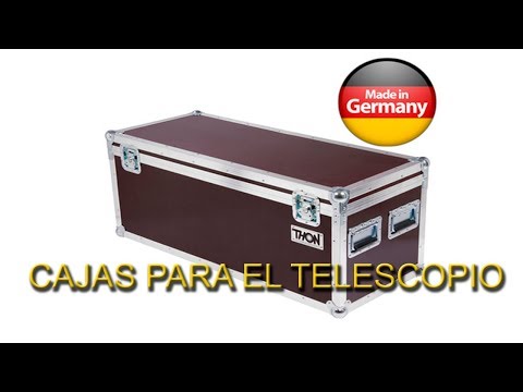 Cajas de transporte para el telescopio y accesorios