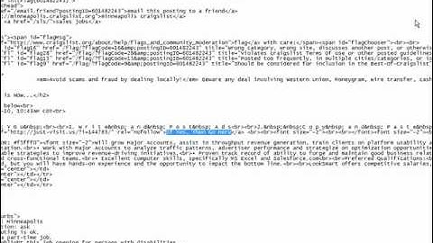 TheCraigslistBlackhatSystem - Creating Hidden Text Ads