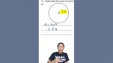 Area of a Circle Given the Radius part 1