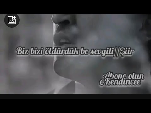 Biz bizi bitirdik Sevdiiyim ) Ayrılık Sözleri AŞK Şiirleri Duygusal Fon Müziği