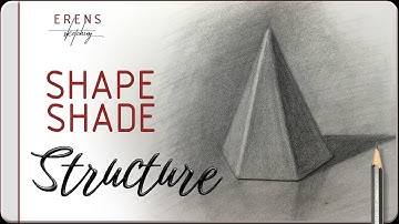 Beginner Drawing Exercise: Shading a Hexagon Prism | Light, Shadow, and Reflection | Graphite Sketch