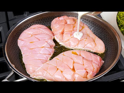 Simple, cheap and very juicy famous chicken recipe! The tastiest chicken breast dinner recipe!