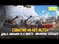 Событие 6 лет Blitz - День 8: марафон Х5 - миллионы свободки в Wot Blitz