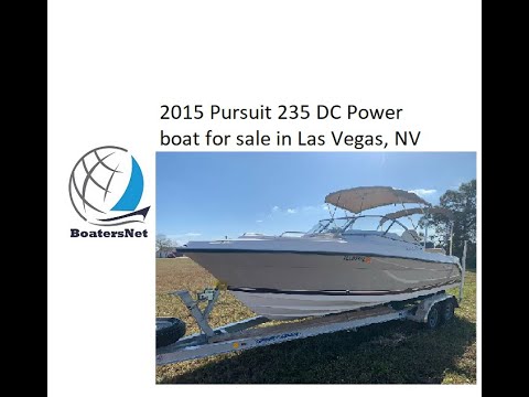 2015 Pursuit 235 DC Power boat for sale in Las Vegas, NV. $23,750. @BoatersNetVideos