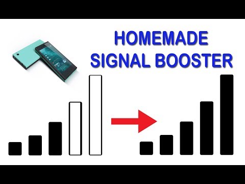 How To Make Homemade Network Signal Booster For Mobile Phone Youtube