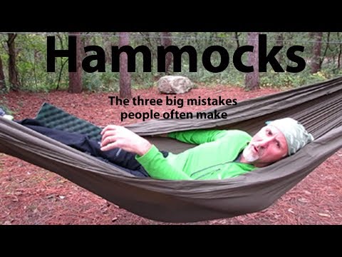HAMMOCKS - The three big mistakes people often