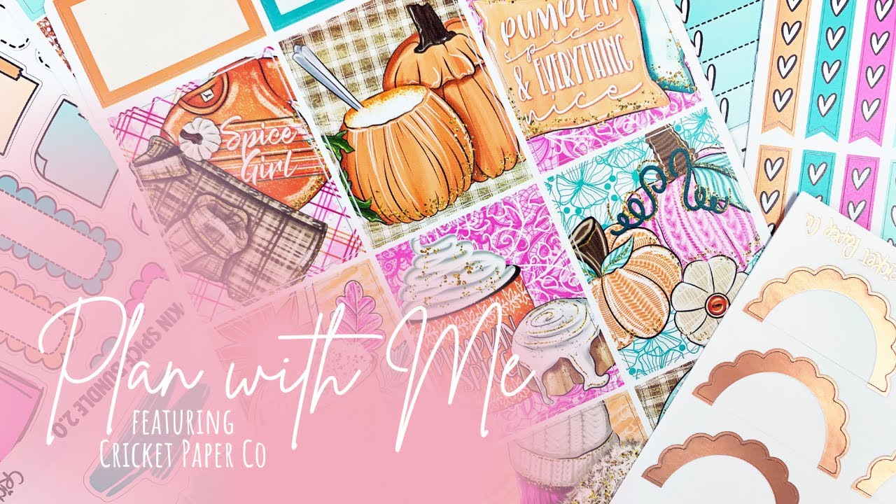 Plan With Me | Sweet Kawaii Design | Cricket Paper Co - YouTube