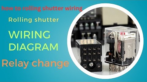 how to rolling shutter motor wiring change #rollingshutter #electrical #viralvideo #education #vlog