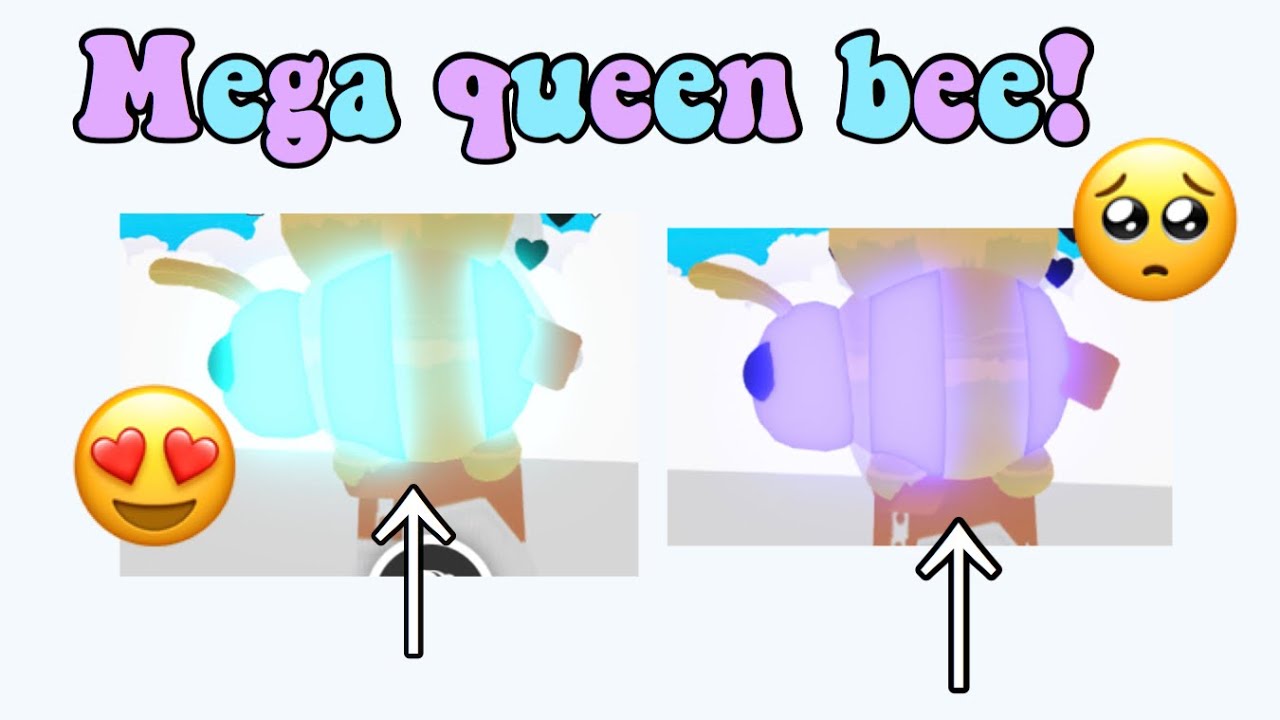 Getting A Mega Neon Queen Bee Adopt Me Youtube - what do people trade for a mega neon king bee roblox adopt me youtube