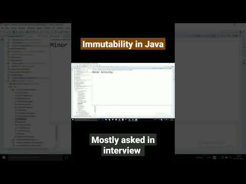 What is immutability in Java ?