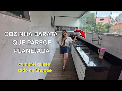 My kitchen looks custom-designed, but it's all from Shopee. Luxury kitchen on a budget.