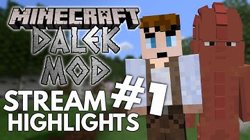 ZYGON ATTACK! LIVESTREAM HIGHLIGHTS | Minecraft Dalek Mod